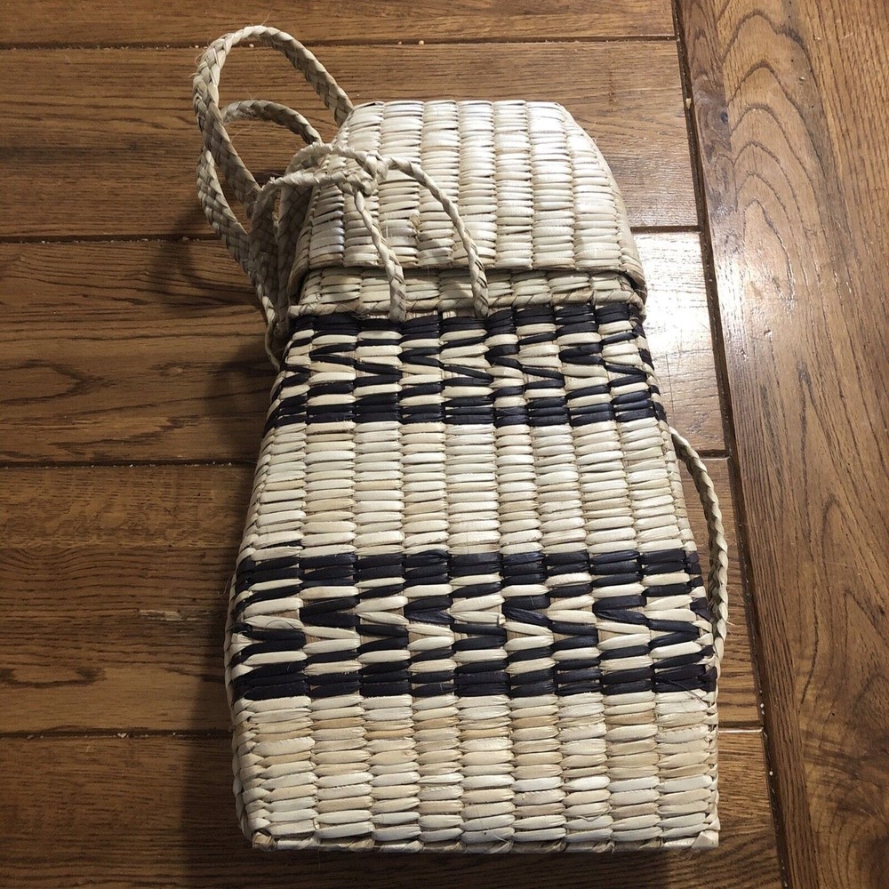 Handmade Hunting Backpack KnapBasket Basket Woven